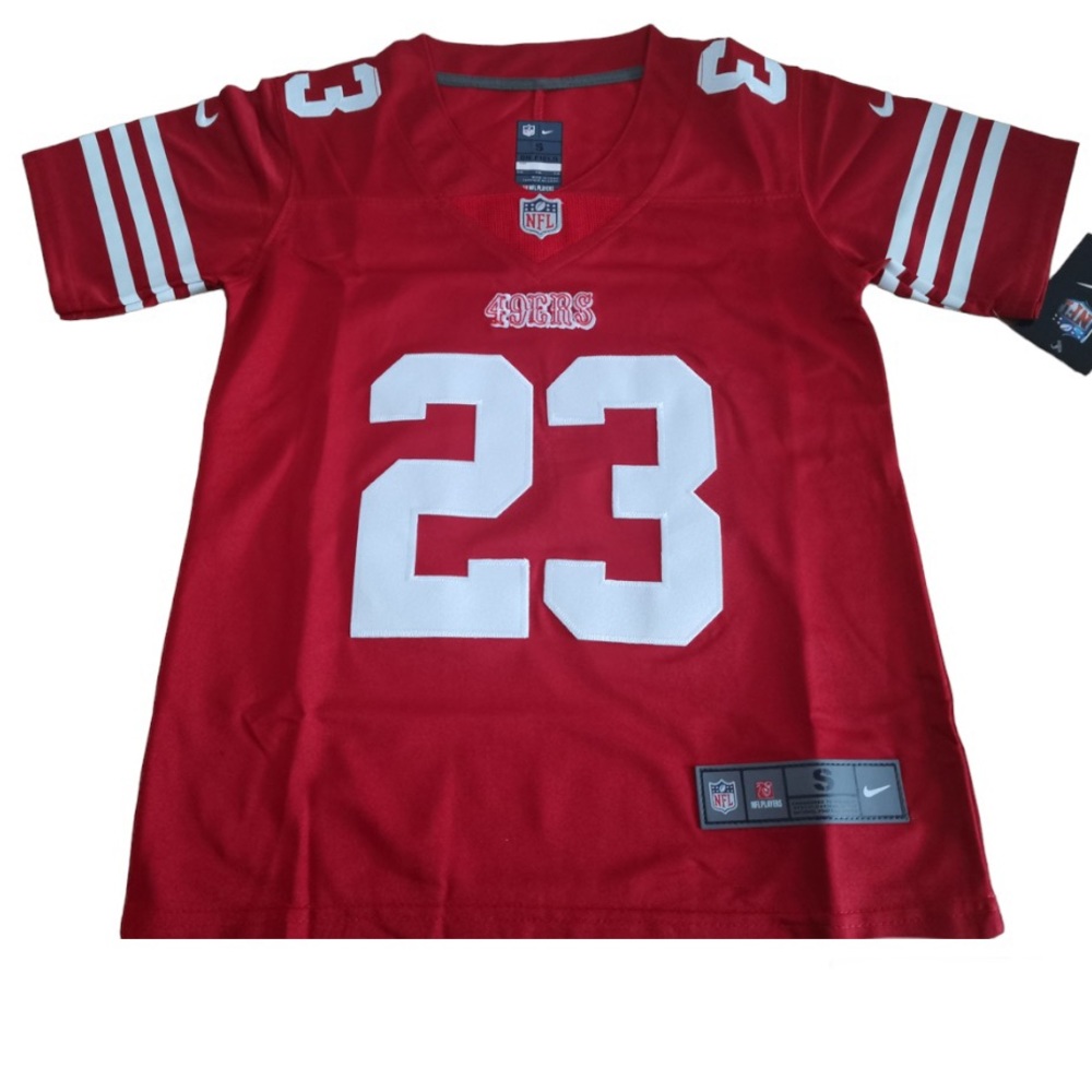 Kids San Francisco 49ers Christian McCafrey CMC NFL Jersey Youth S